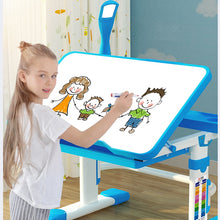 Load image into Gallery viewer, 2019 Multifunctional Kid Study Table Children Homework Desk  Ergonomic Student Adjustable Desk And Chair Combination Desktop ang