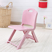 Load image into Gallery viewer, Thickened Plastic Folding  Chair Portable Stool Portable Children's Chair Cute Kids Furniture  Plastic