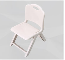 Load image into Gallery viewer, Thickened Plastic Folding  Chair Portable Stool Portable Children's Chair Cute Kids Furniture  Plastic