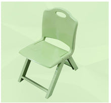Load image into Gallery viewer, Thickened Plastic Folding  Chair Portable Stool Portable Children's Chair Cute Kids Furniture  Plastic