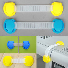 Load image into Gallery viewer, 10pcs/pack Children Protective Locks Baby Safety Door lock Long Short Style ABS Locks Drawer Lock home Furniture accessories