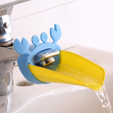 Load image into Gallery viewer, Faucet Extension Children's Guide Sink Hand Sanitizer Handwashing Tools New Crab Cartoon Extension of The Water Trough Bathroom